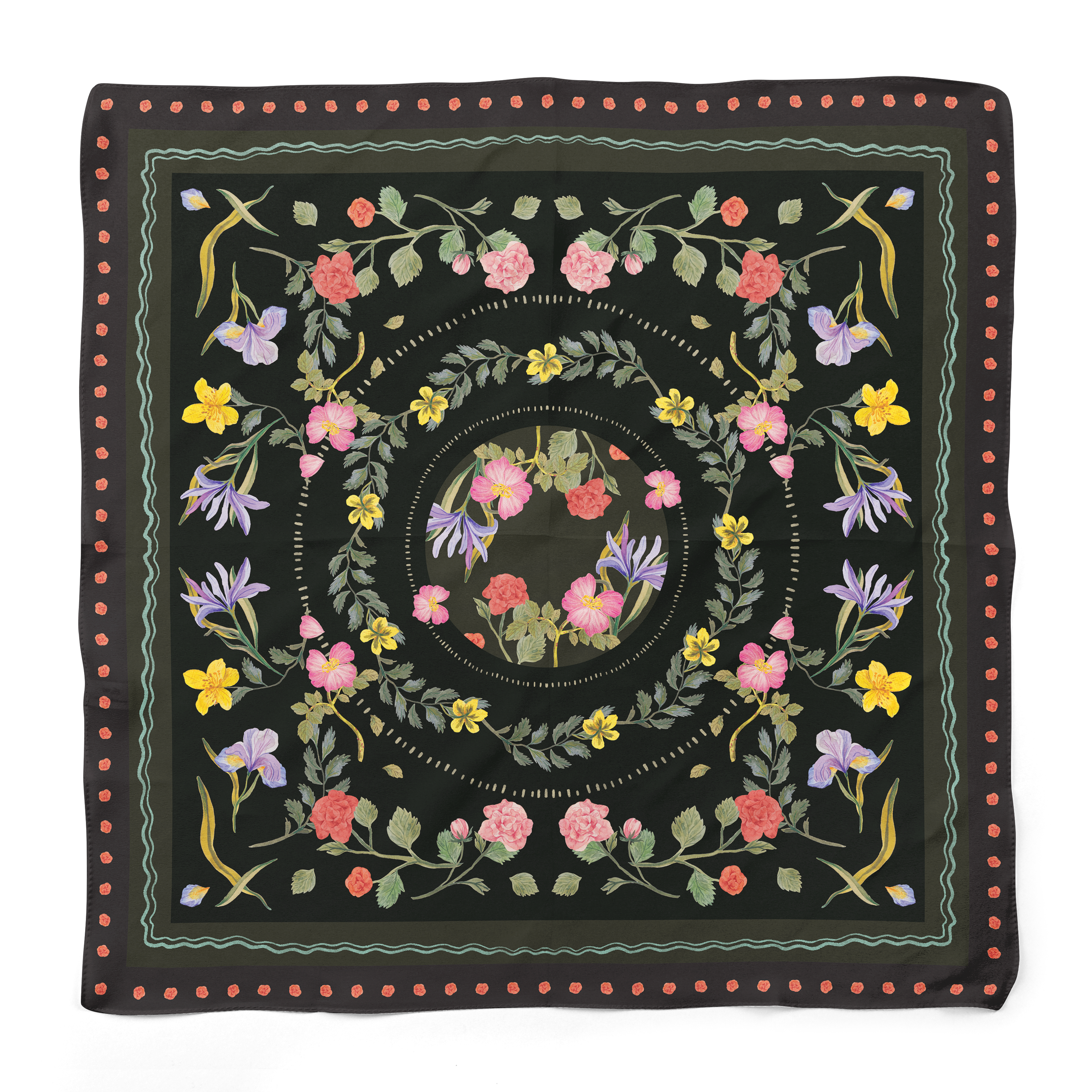 Handkerchief - "Bloom Reverie"