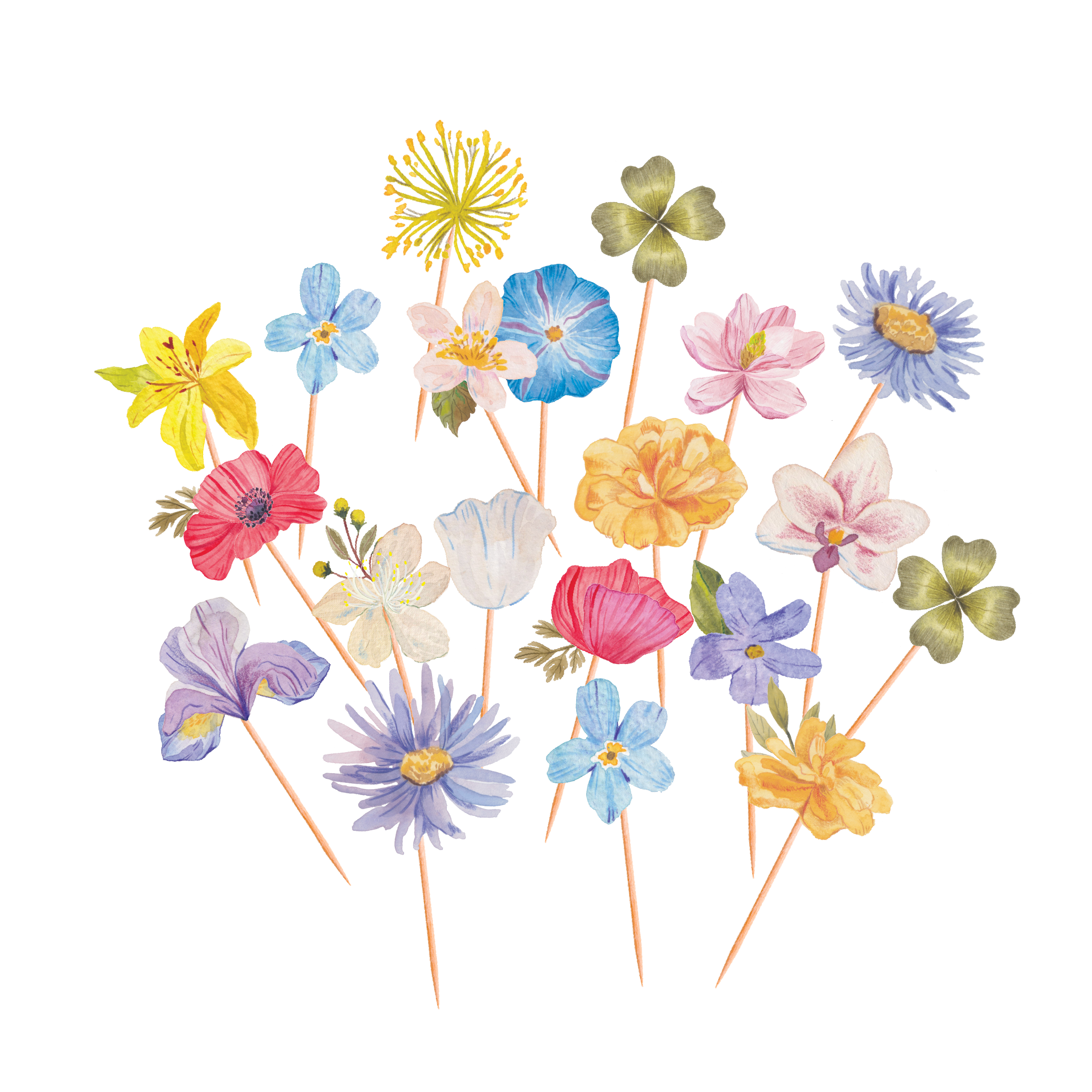 Cake Toppers: Floriography