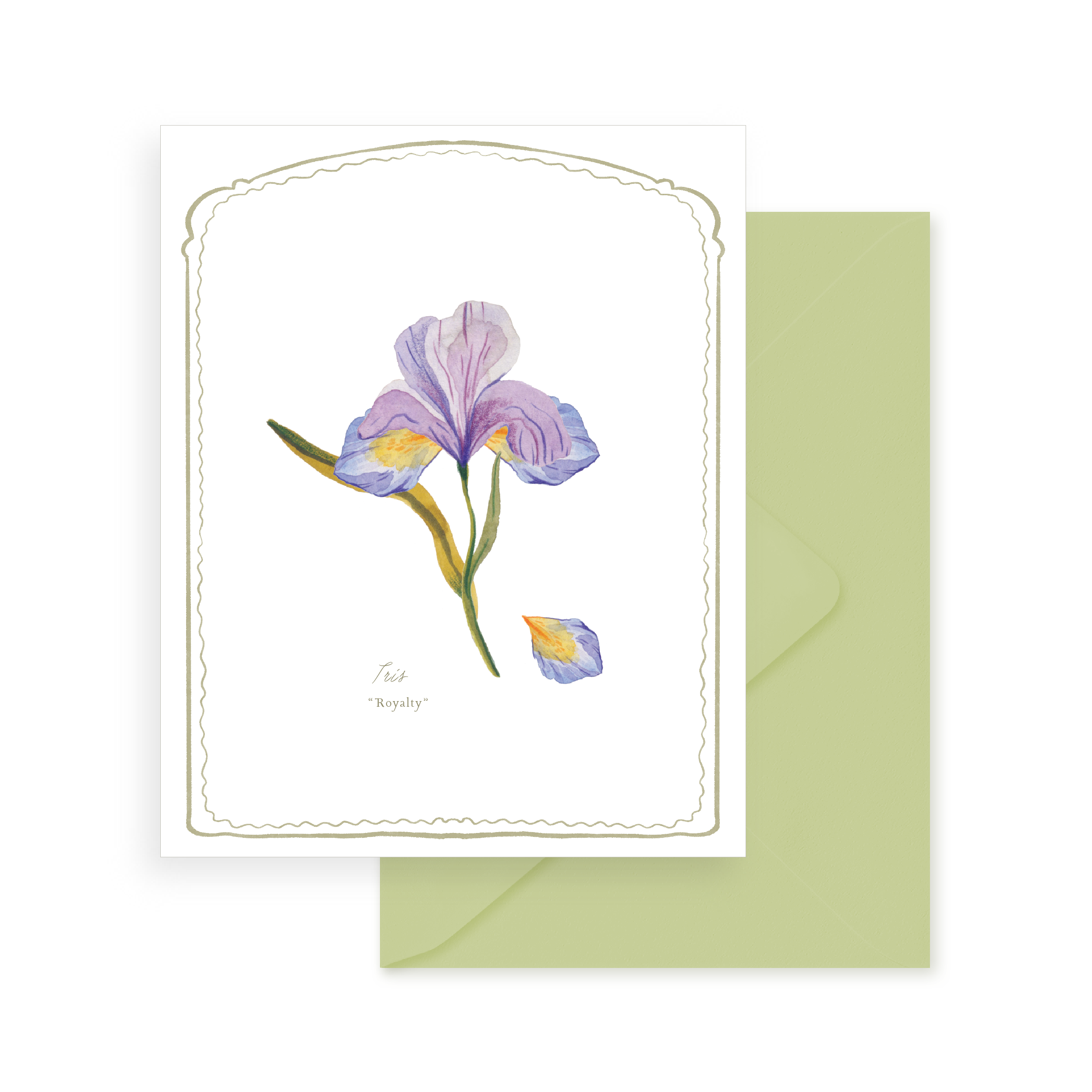 Greeting Card - Floriography: Iris
