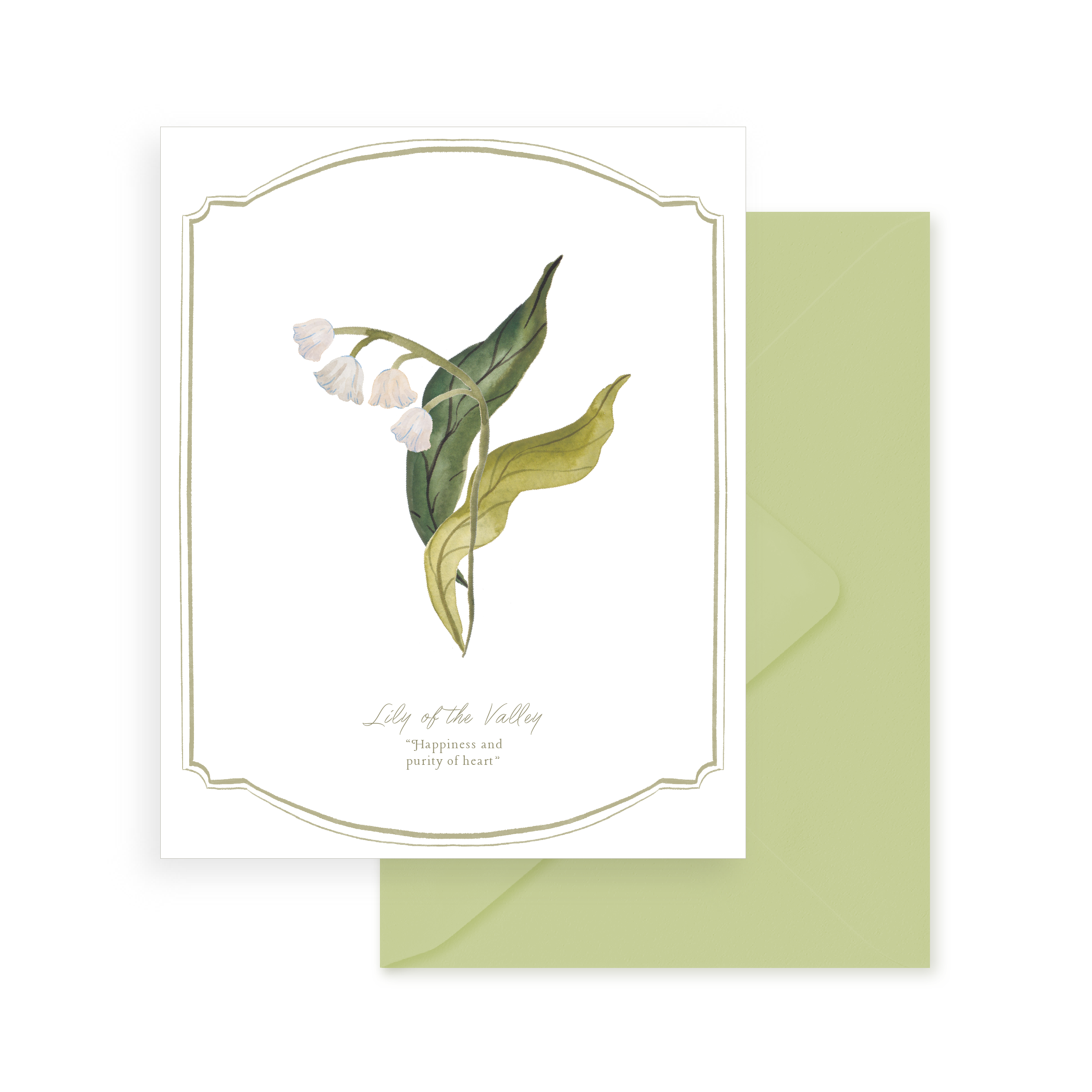 Greeting Card - Floriography: Lily of the Valley