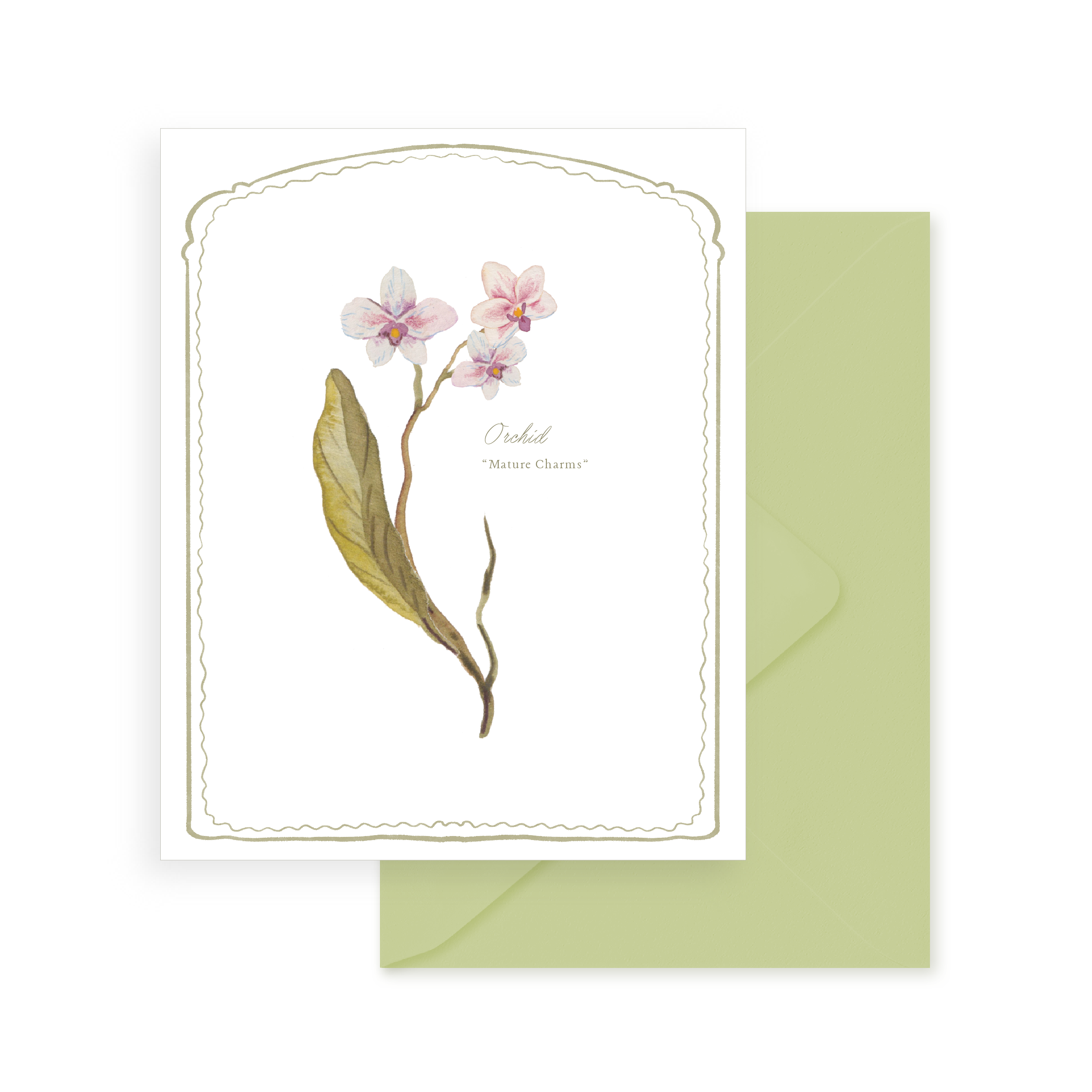 Greeting Card - Floriography: Orchid