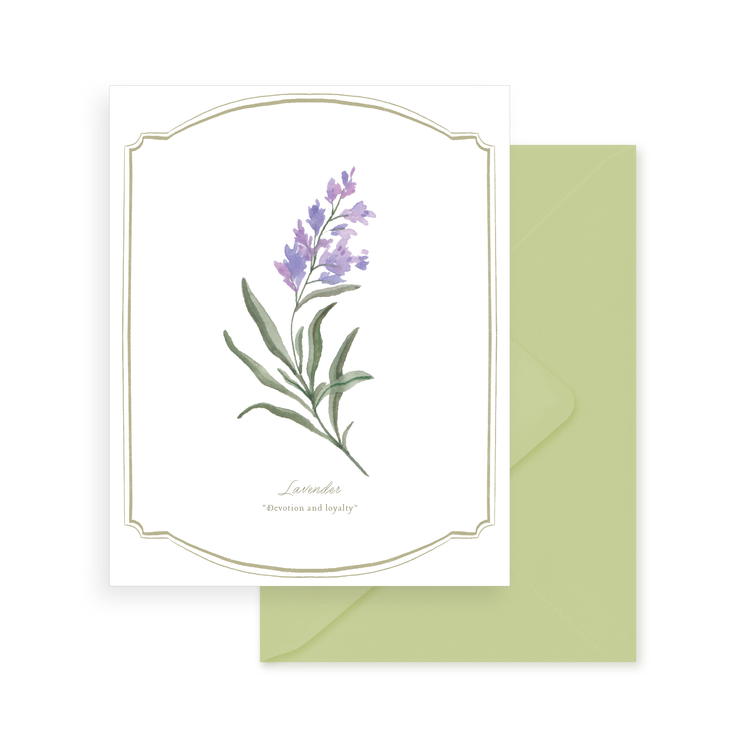 Greeting Card - Floriography: Lavender