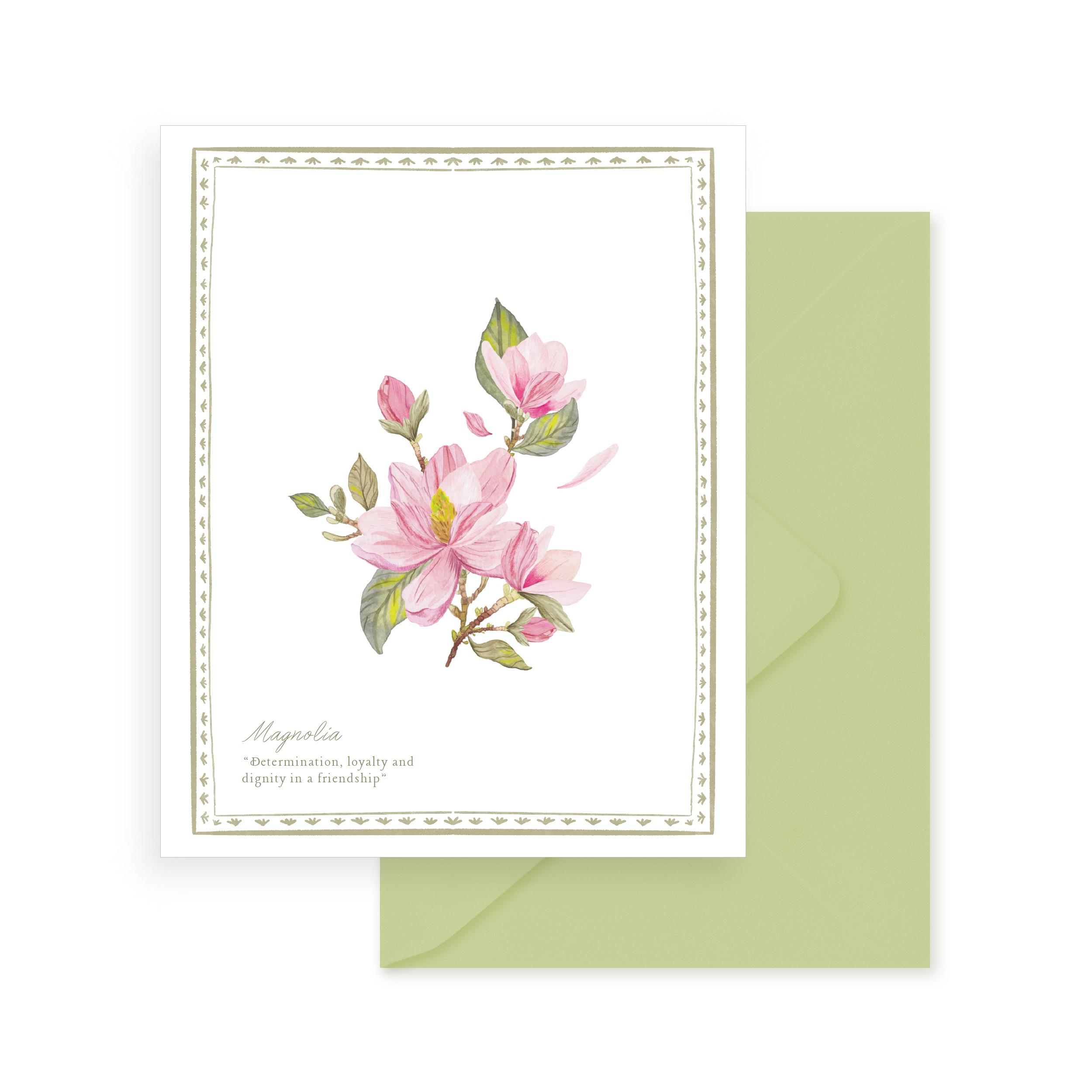 Greeting Card - Floriography: Magnolia