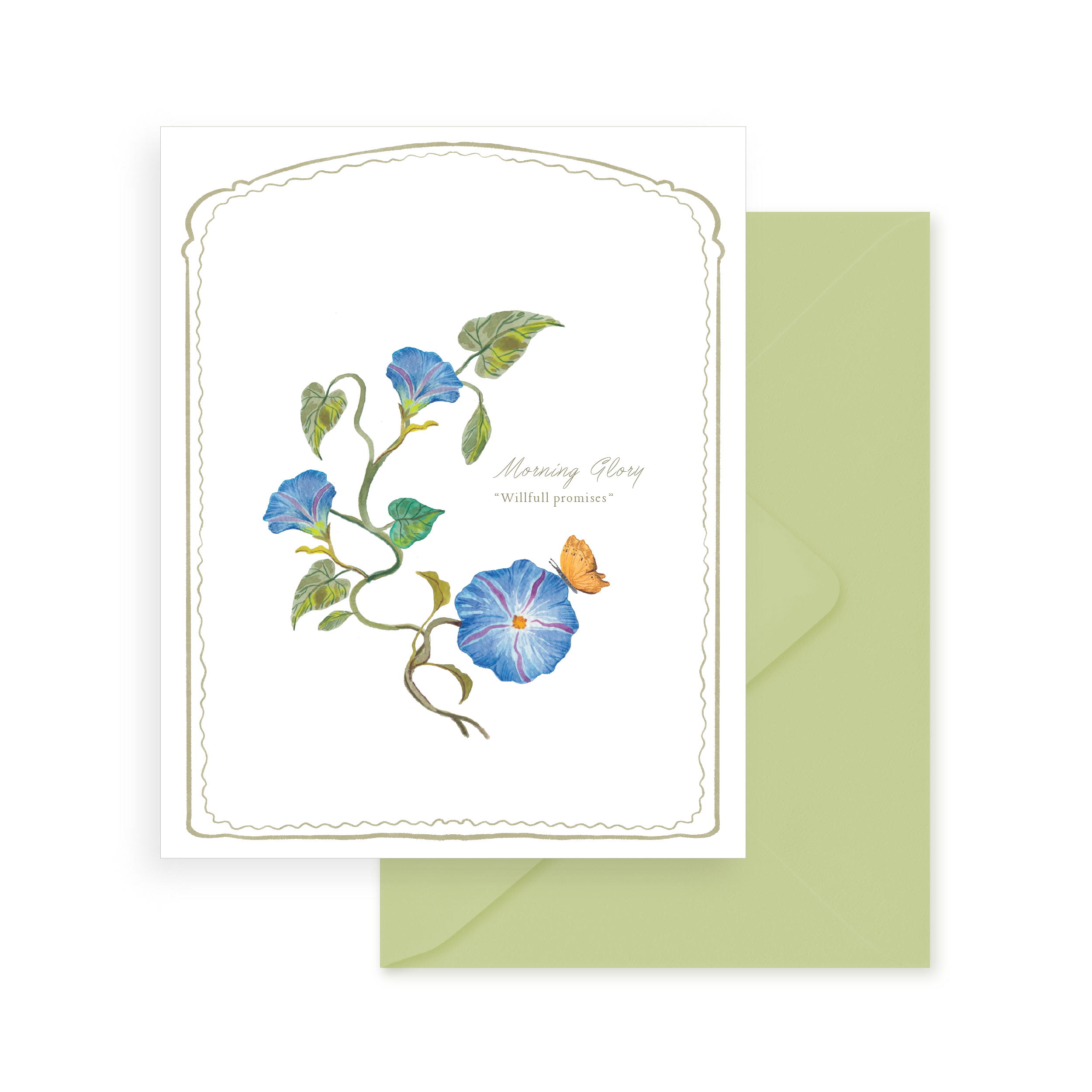 Greeting Card - Floriography: Morning Glory