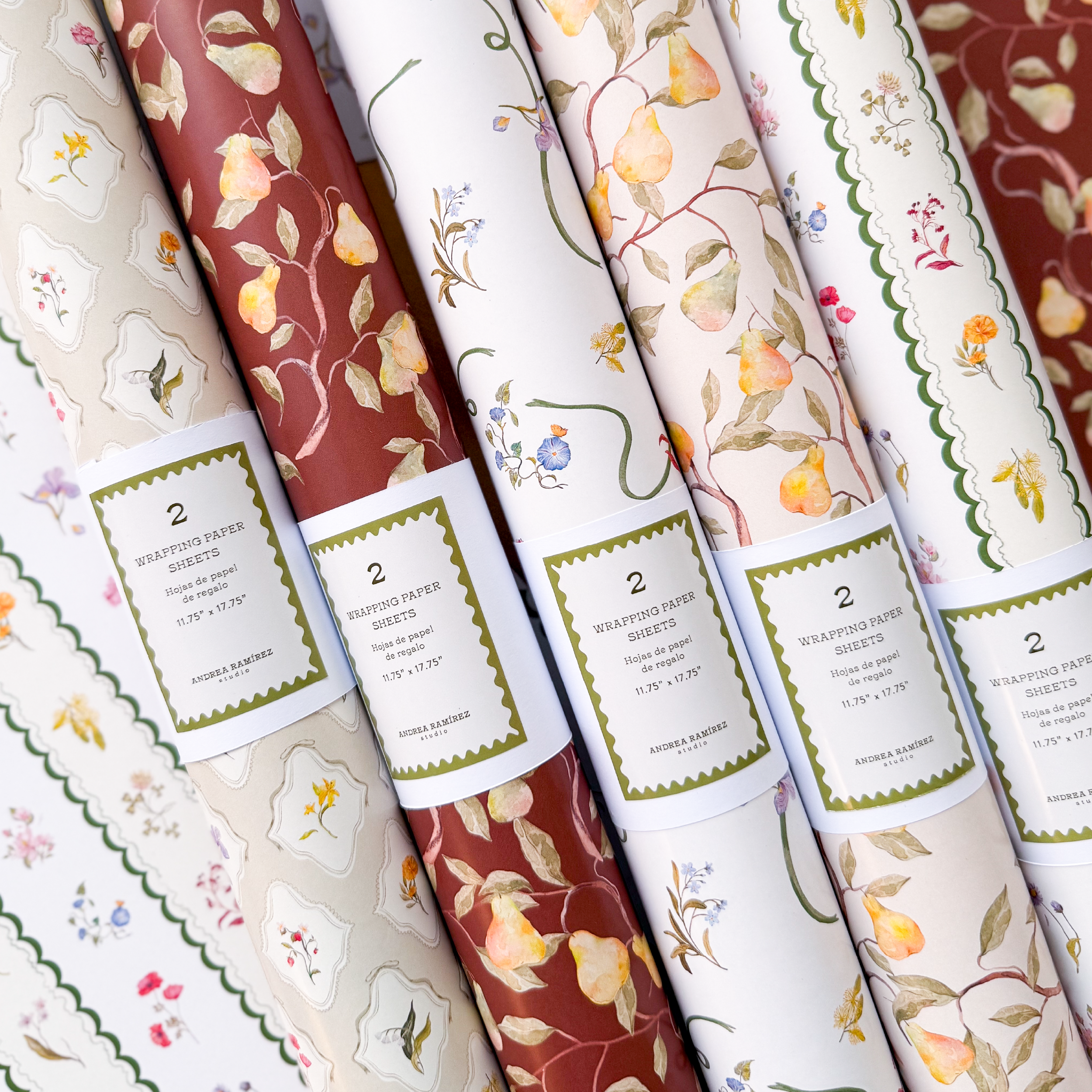 Wrapping Paper - Quiet Orchard: Soft Linen - Image 3