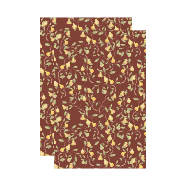Wrapping Paper - Quiet Orchard: Russet Clay