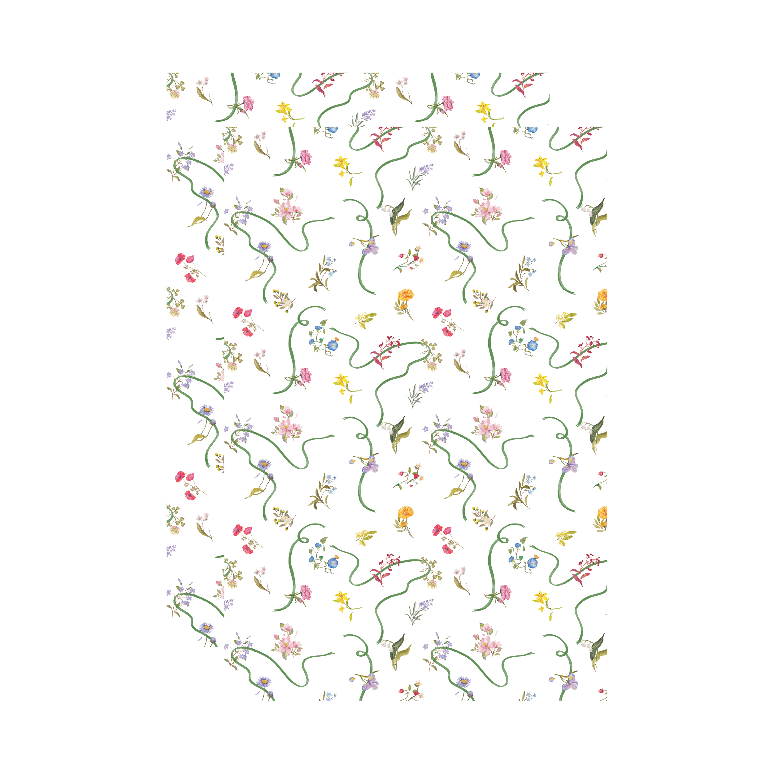 Wrapping Paper - Floriography: Ribbon Meadow
