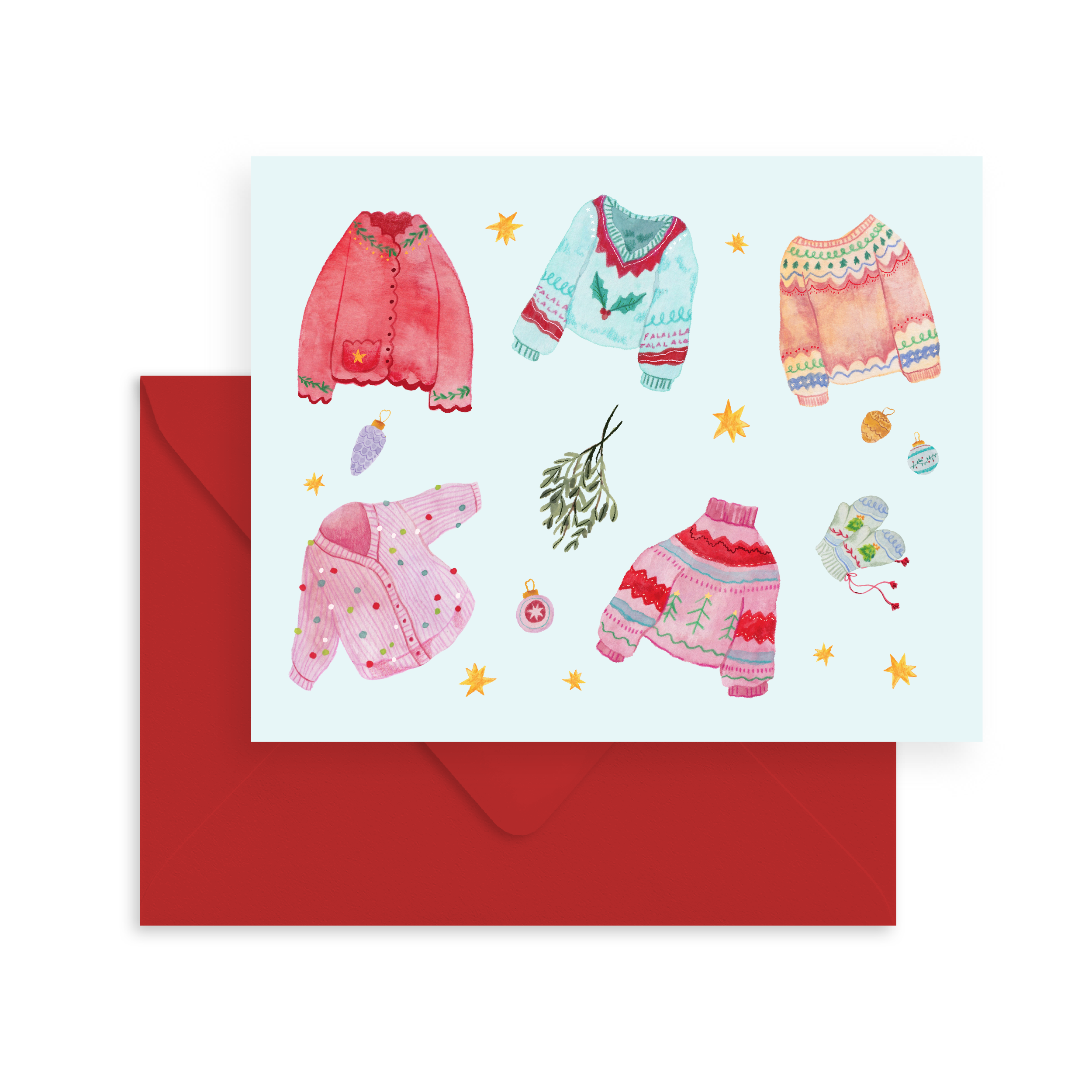 Home for December - Sweaters Greeting Card