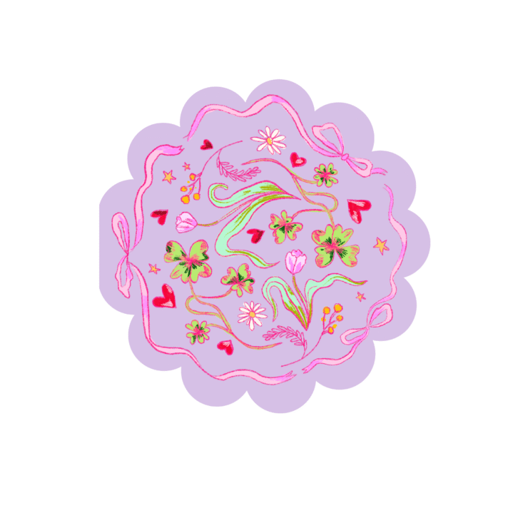 Held Close: Scalloped edge card