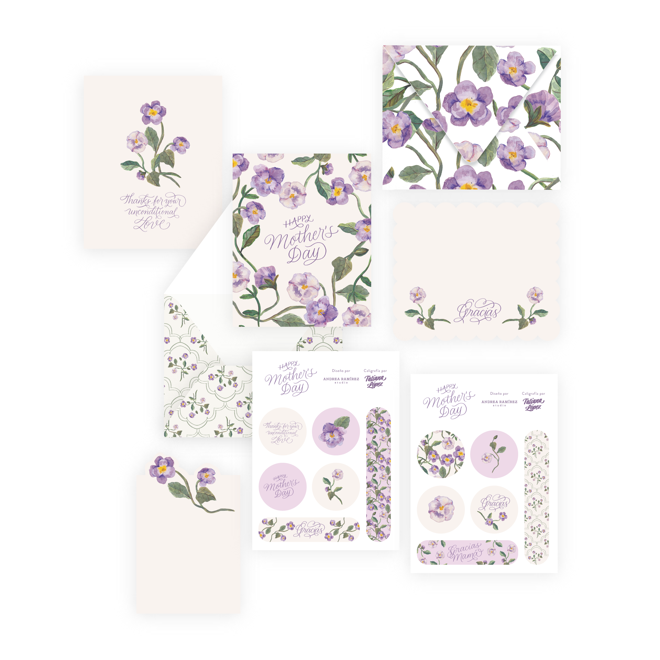 Happy Mother’s Day Stationery Set - Image 2